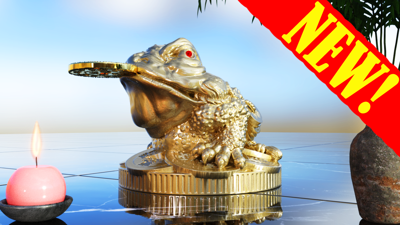 Money Frog, Feng Shui visualization to Attract Money