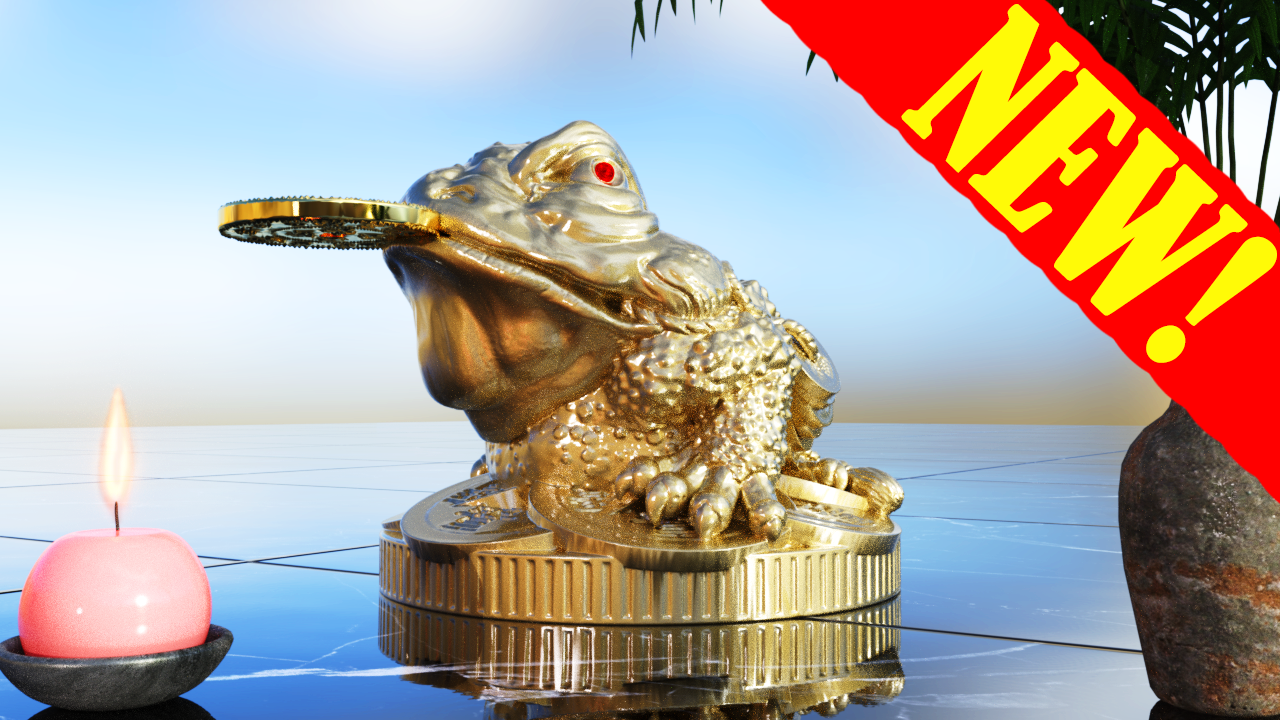 Money Frog Feng Shui Attract Money